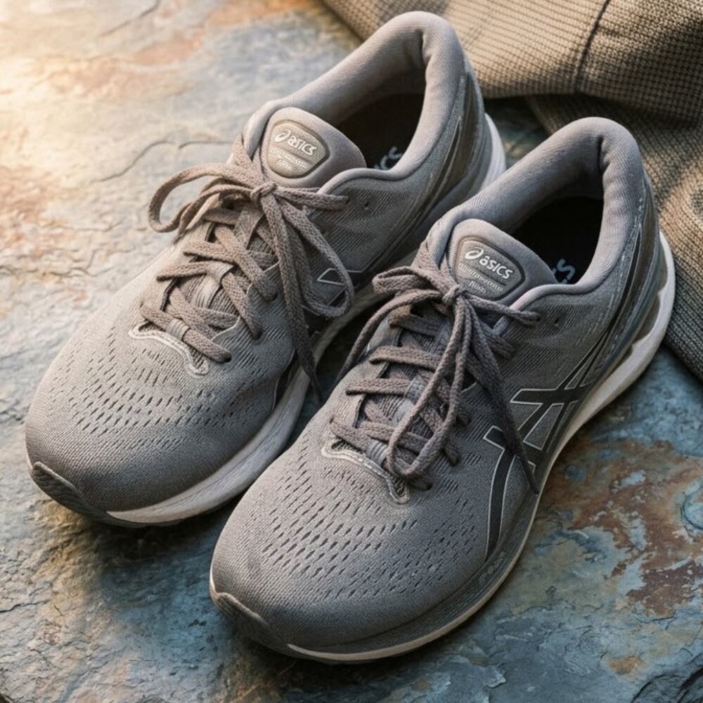 ASICS Men's 11 Gel-Kayano 28 Grey Sneakers Gorpcore Techwear Dad Shoe Y2K